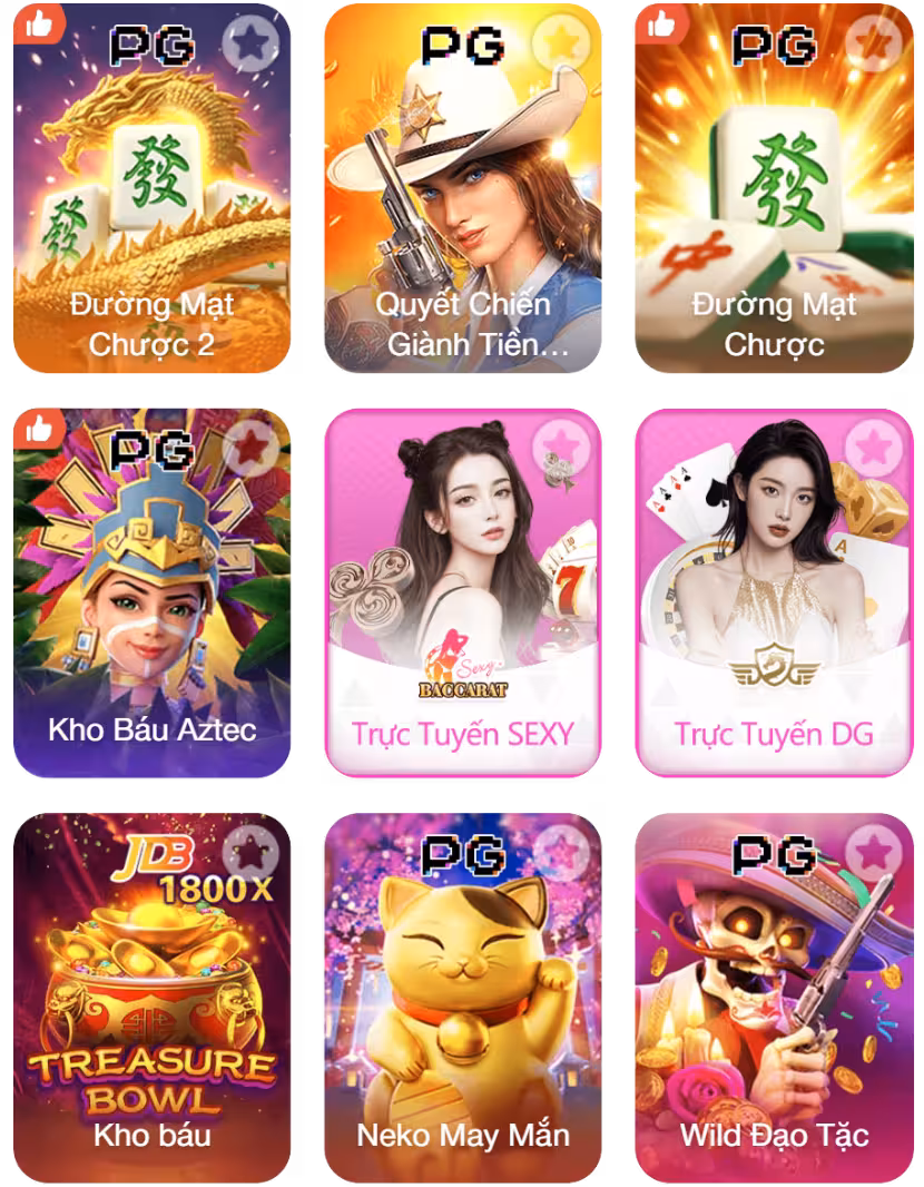Các trò chơi hot tại 6FFF